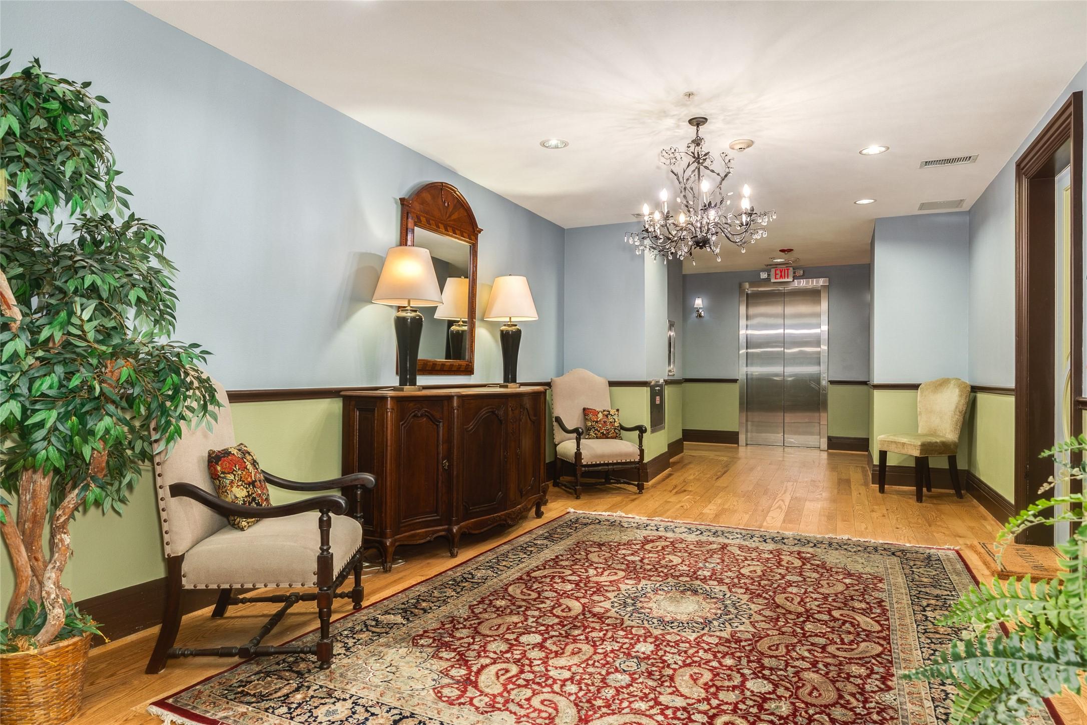 Image 4: Take the elevator to the top floor (4th floor) and