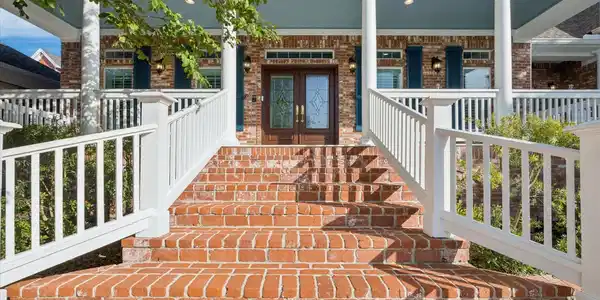 Image 4: Elegant front entry with a wonderful expansive por