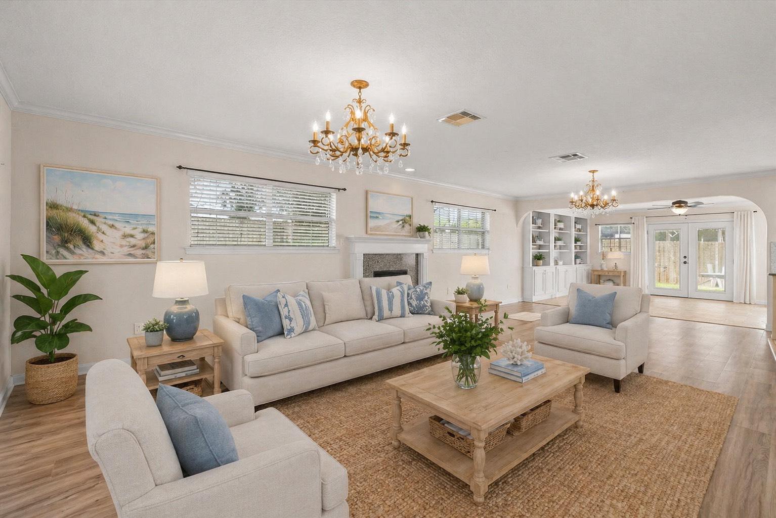 Image 1: Open airy floorplan with bright natural light *Vir
