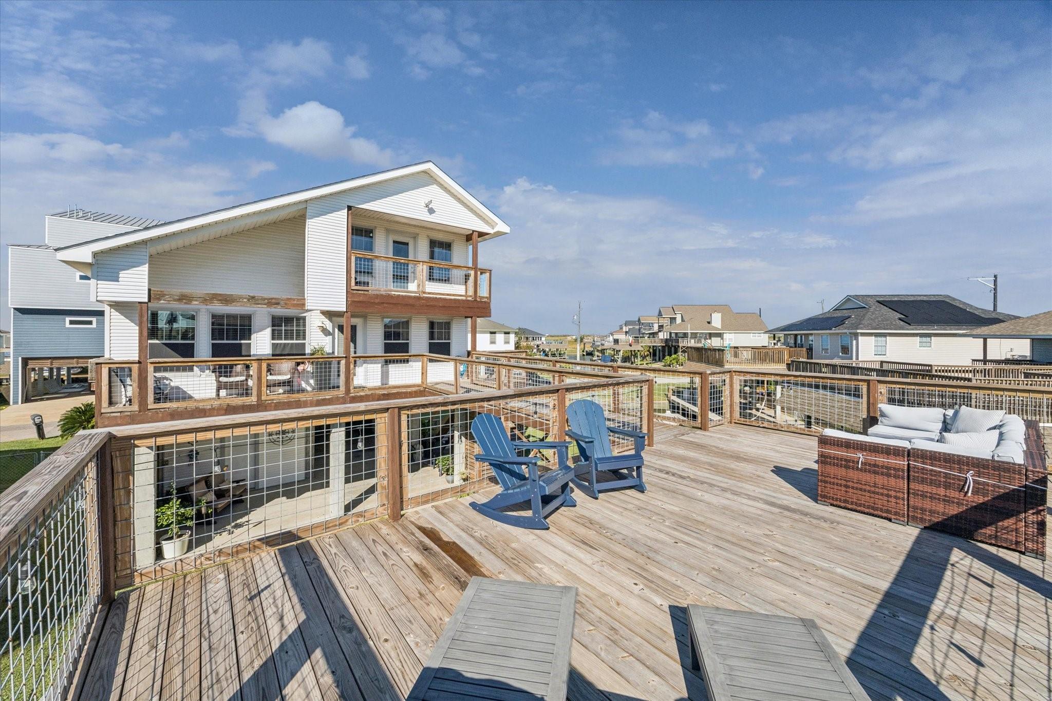 Image 3: View from party deck above the boathouse.