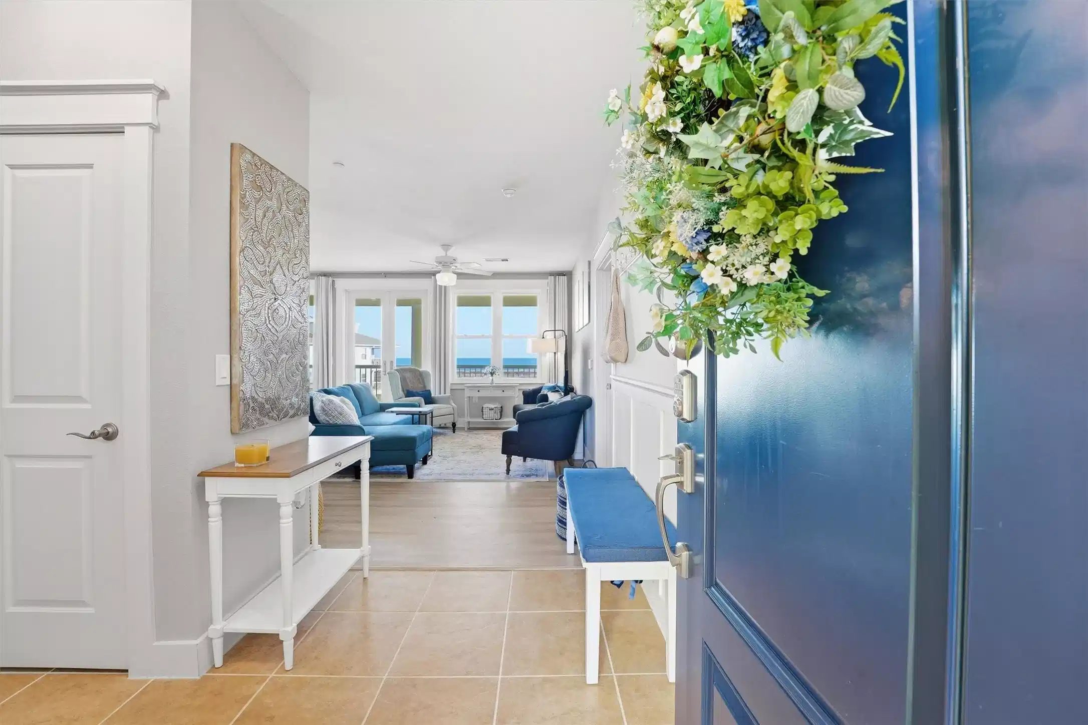 Image 1: Welcome to your top-floor coastal retreat in Point