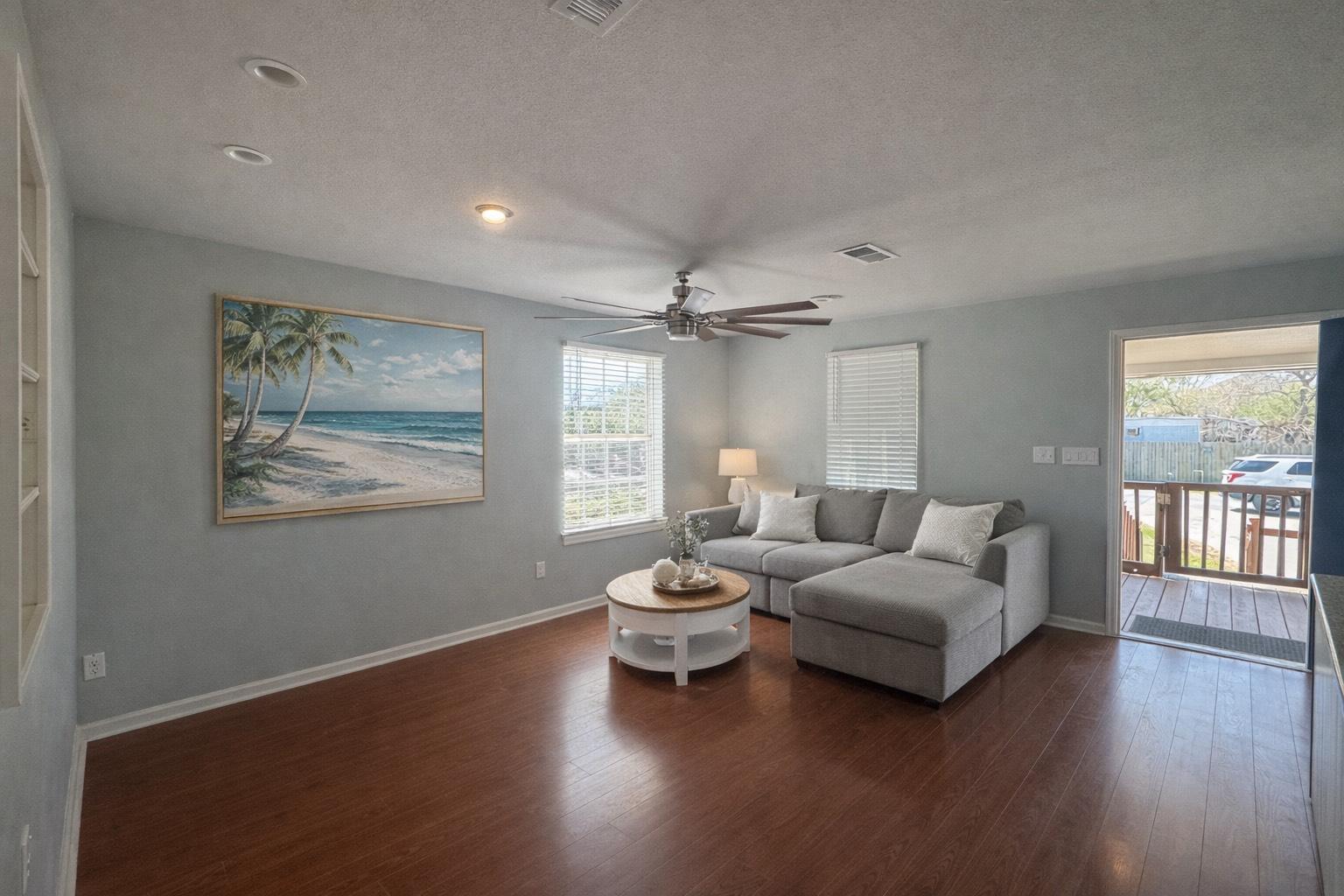 Image 3: Walk into the spacious living area that is open to