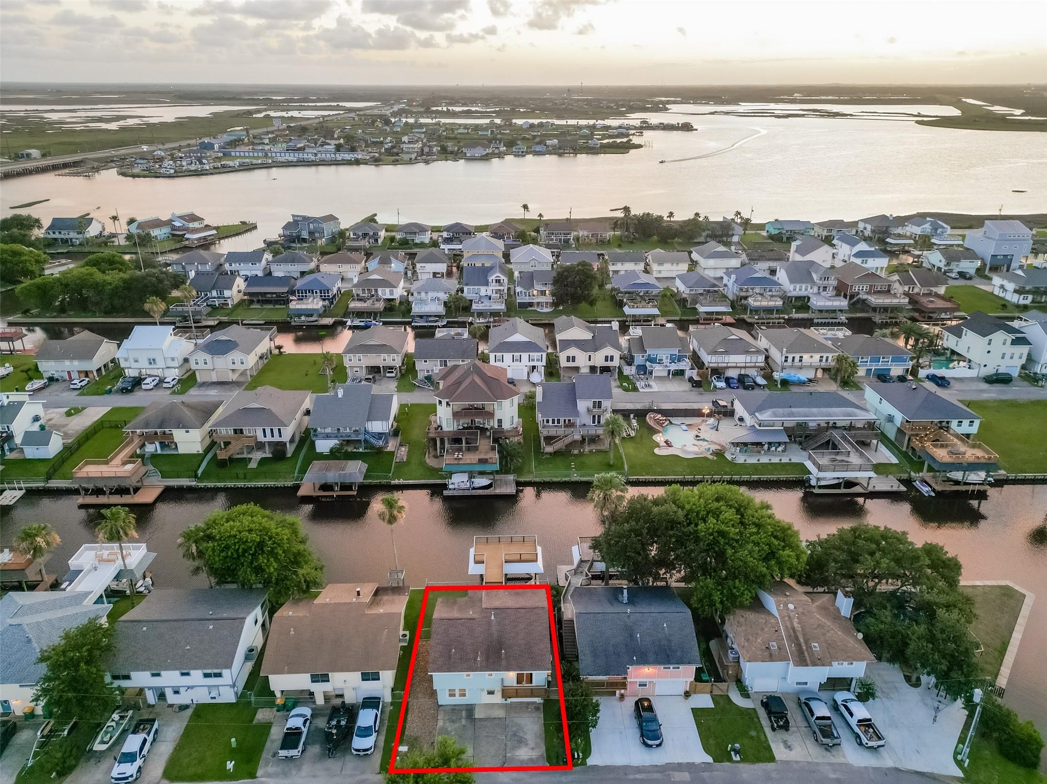 Image 3: Picturesque view of 4 N. Sandpiper, its waterfront