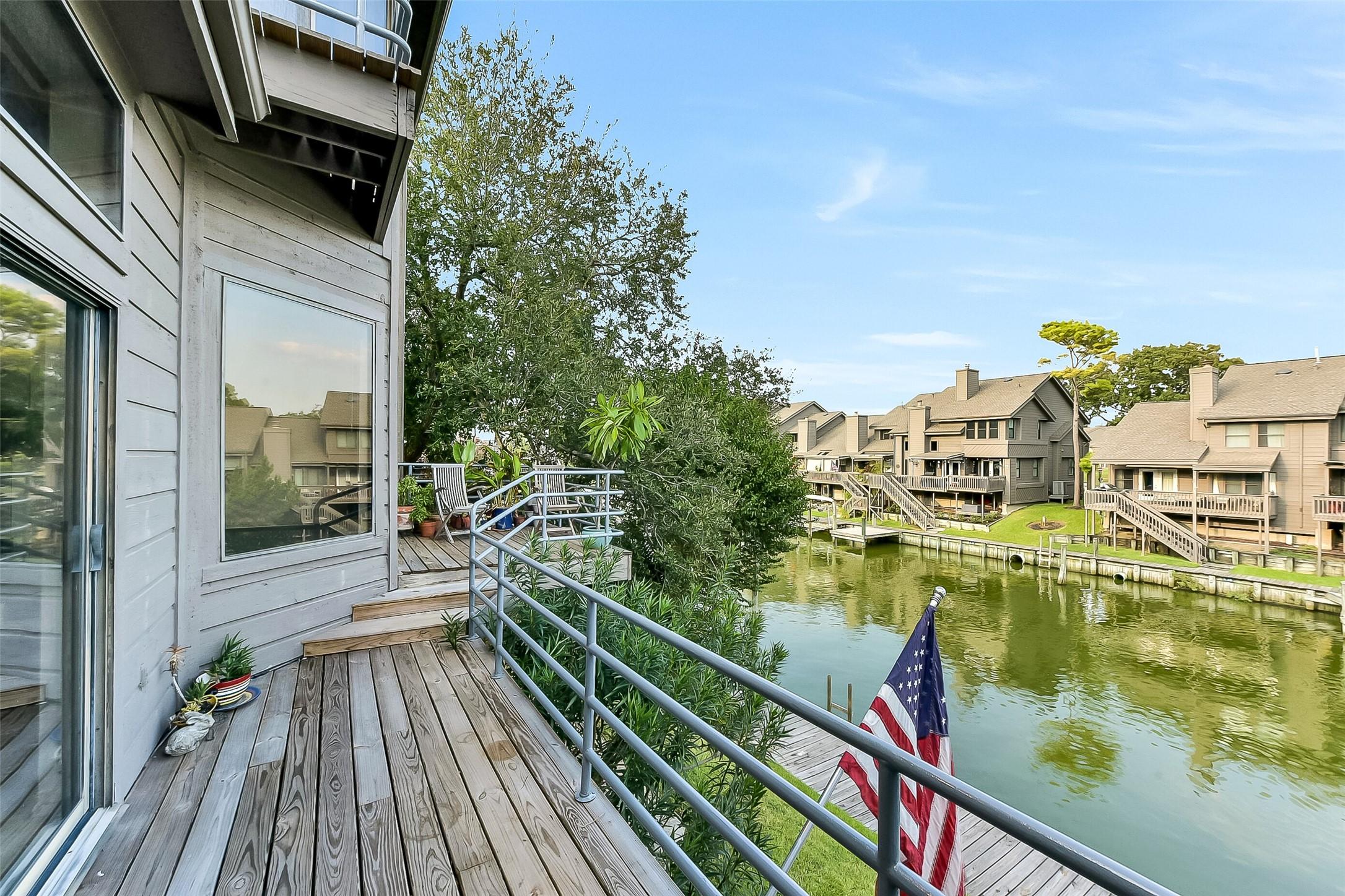 Image 2: Another waterfront view from the deck off of the l