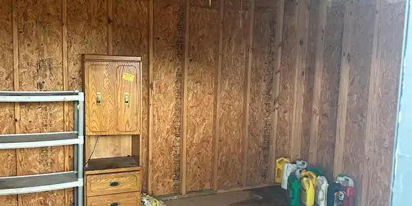 Image 4: INSIDE OF STORAGE SHED