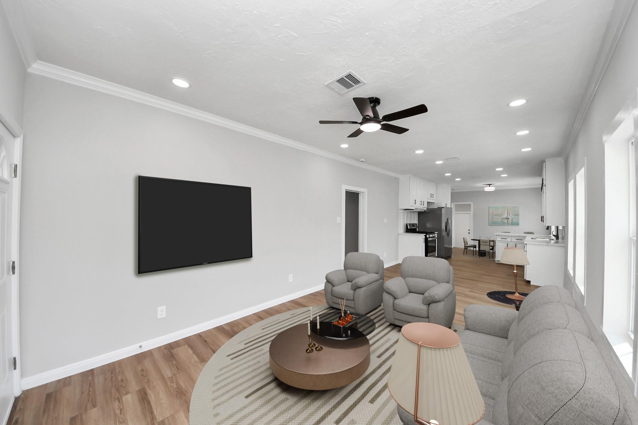 Image 4: staged living room