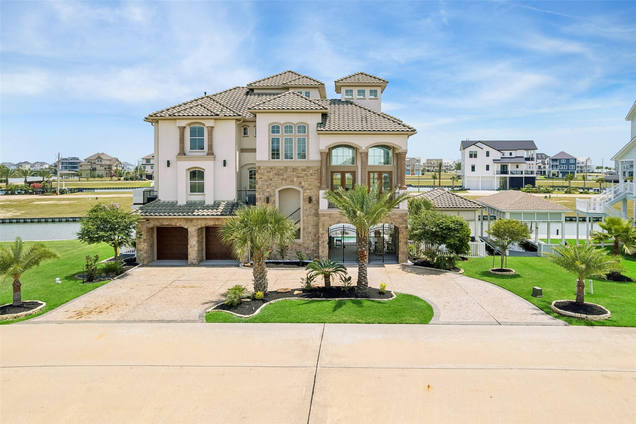 Image 1: A beautiful Mediterranean waterfront estate welcom