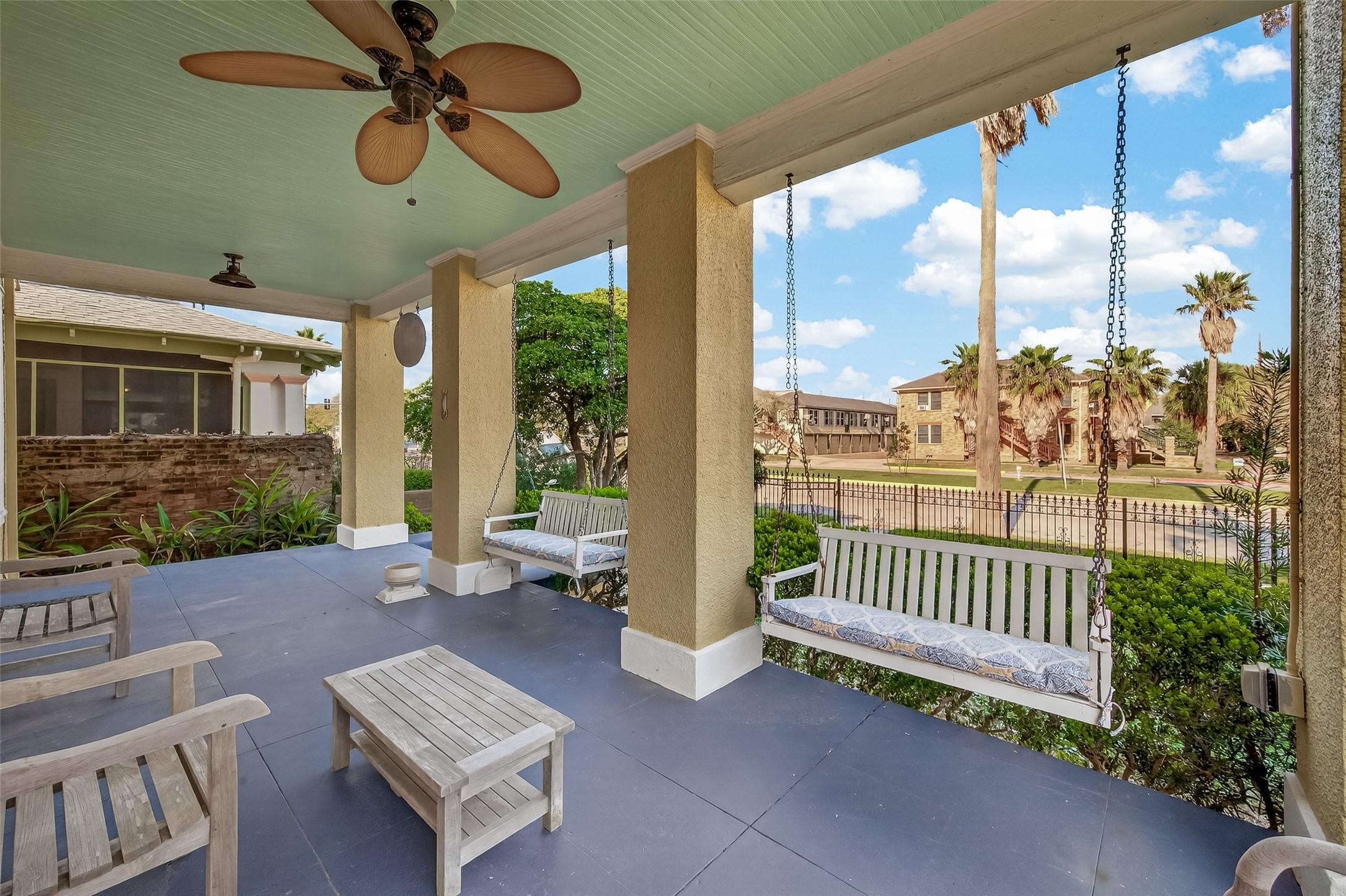 Image 4: Relax on the porch with serene views of the beauti