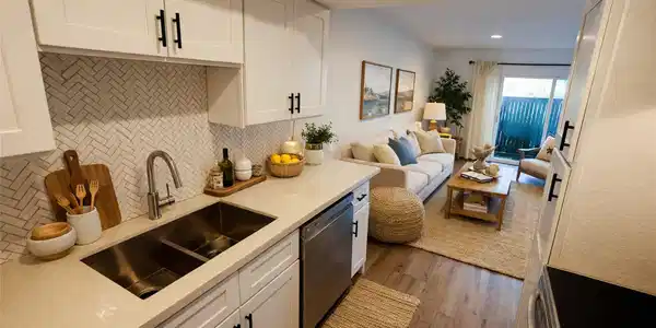 Image 2: Enjoy cooking in this beautiful kitchen with upgra
