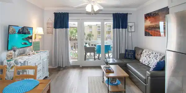 Image 2: This stylishly updated condo is sold turnkey and r