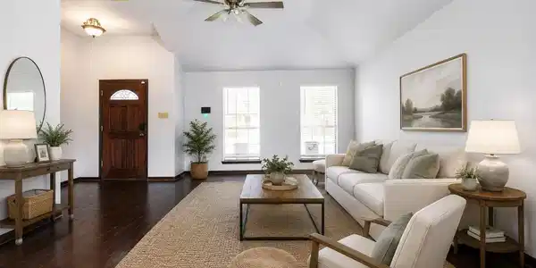 Image 4: Living Dining Combo virtually staged