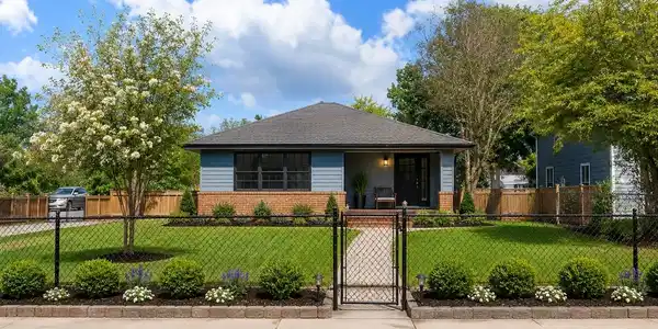 Image 4: Charming single-story home with a welcoming front