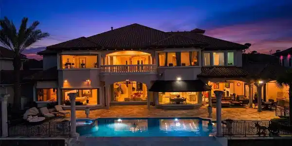 Image 3: Located on the lake, this property boasts one of t