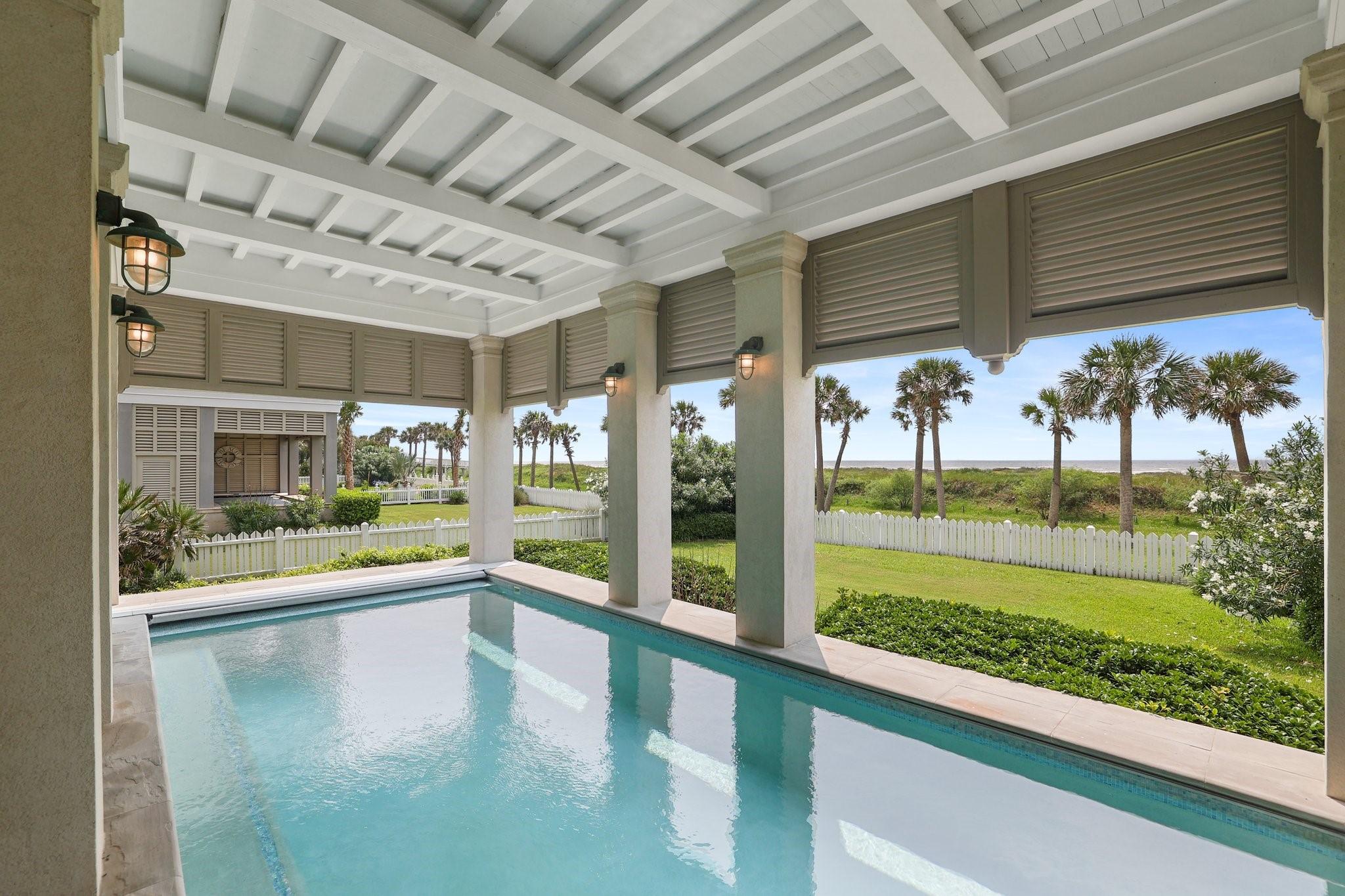 Image 4: Heated Swimming Pool located under the home