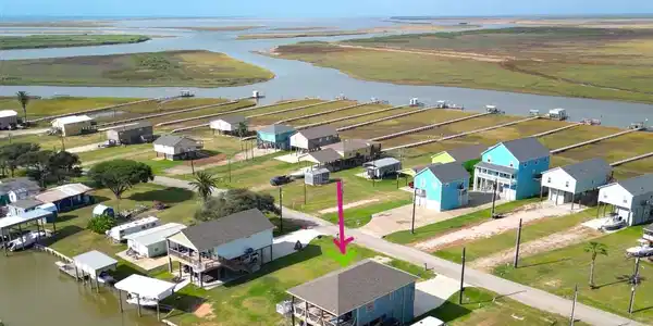 Image 3: East Matagorda bay and cut into Gulf.