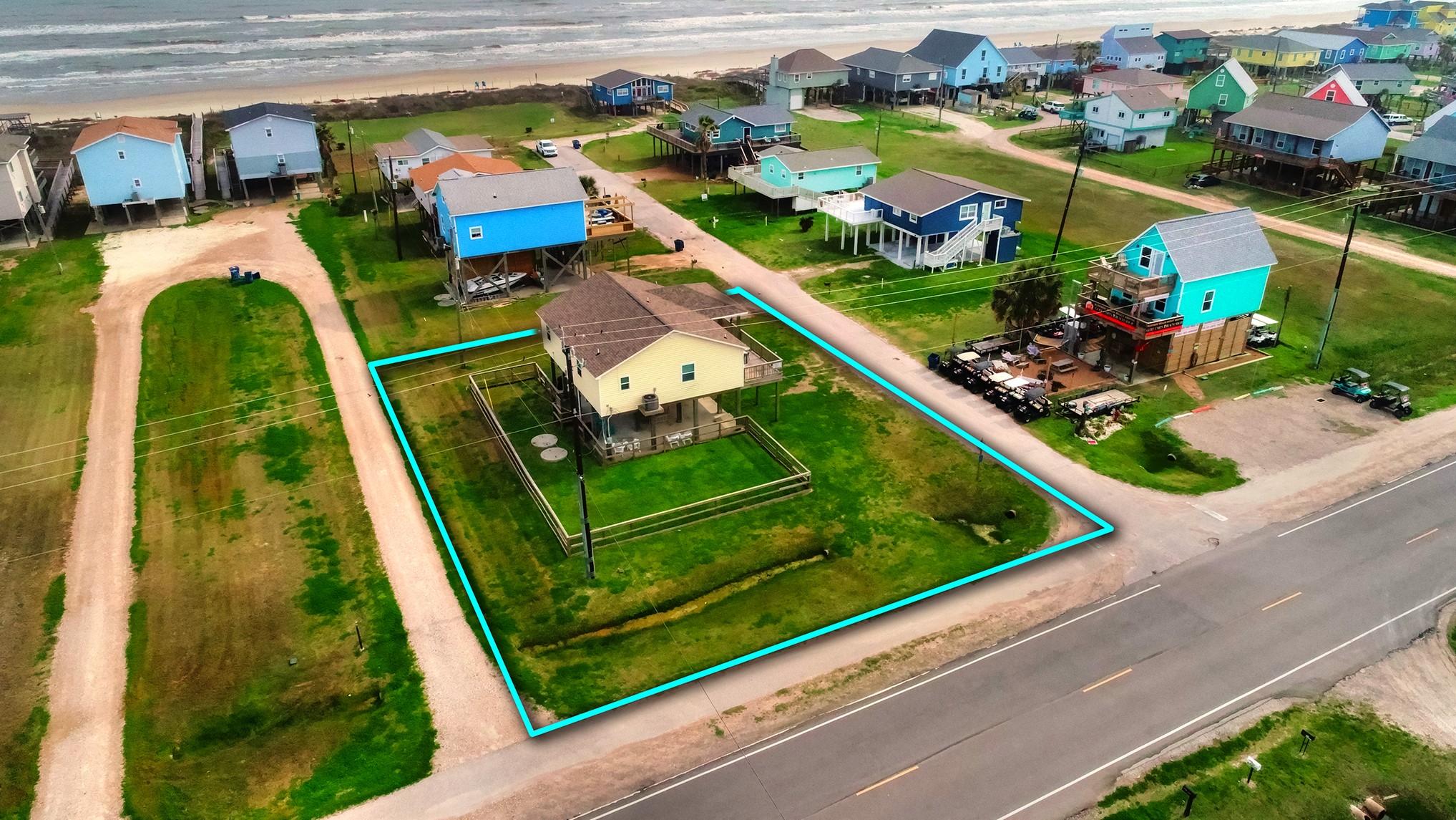 Image 2: Aerial perspective showcasing the home's proximity
