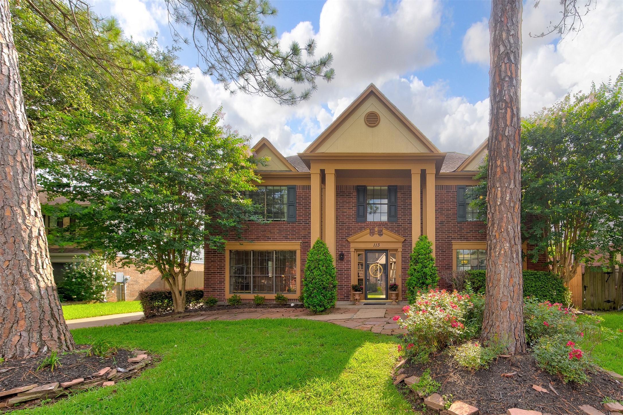 Image 2: Stately front elevation makes a grand statement on