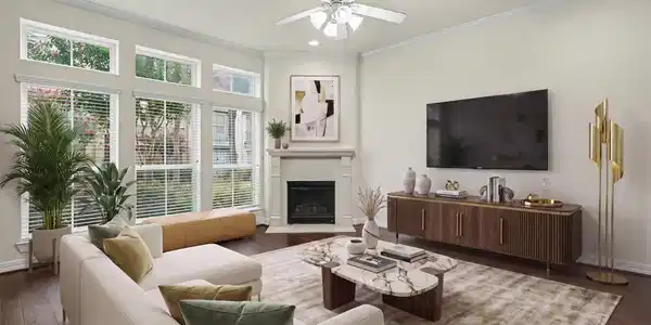 Image 4: Virtually Staged* Bright and inviting living room