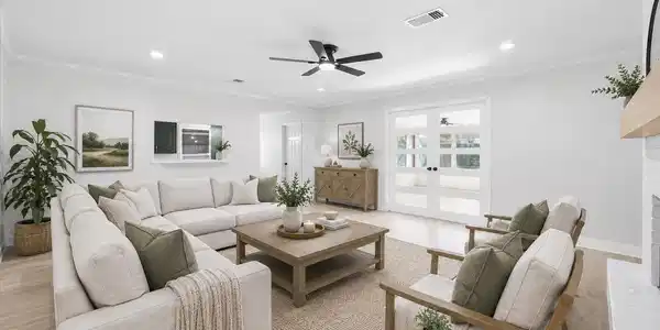 Image 3: Spacious living room - Virtually Staged
