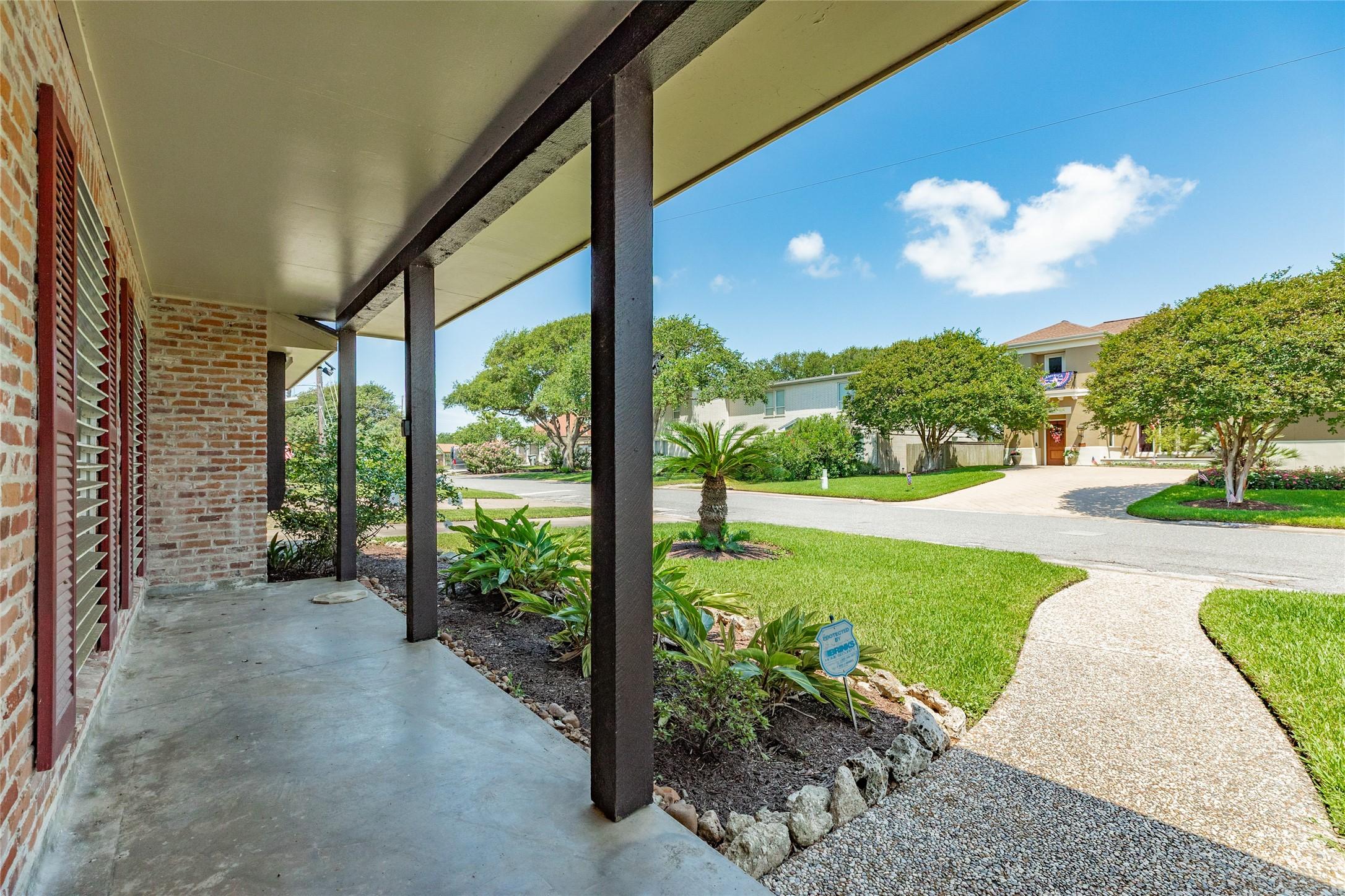 Image 2: View from front porch looking out toward street