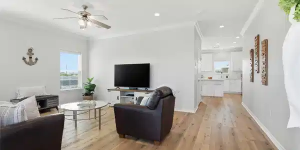 Image 4: Bright and open living area with abundant natural