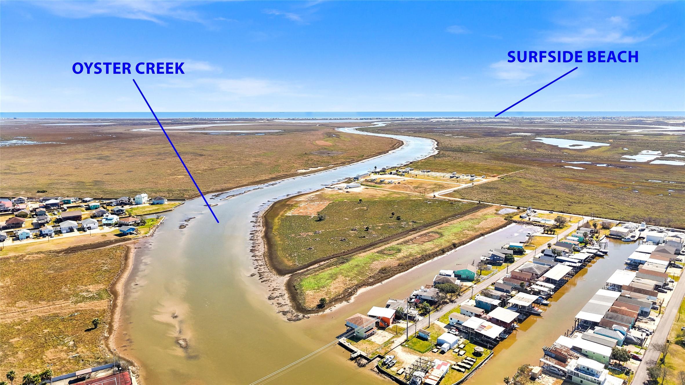 Image 4: Waterfront on Oyster Creek with easy access to som