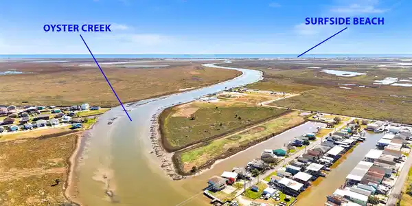 Image 4: Waterfront on Oyster Creek with easy access to som