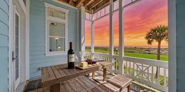 Image 2: Timeless Gulf vistas embrace this seaside sanctuar