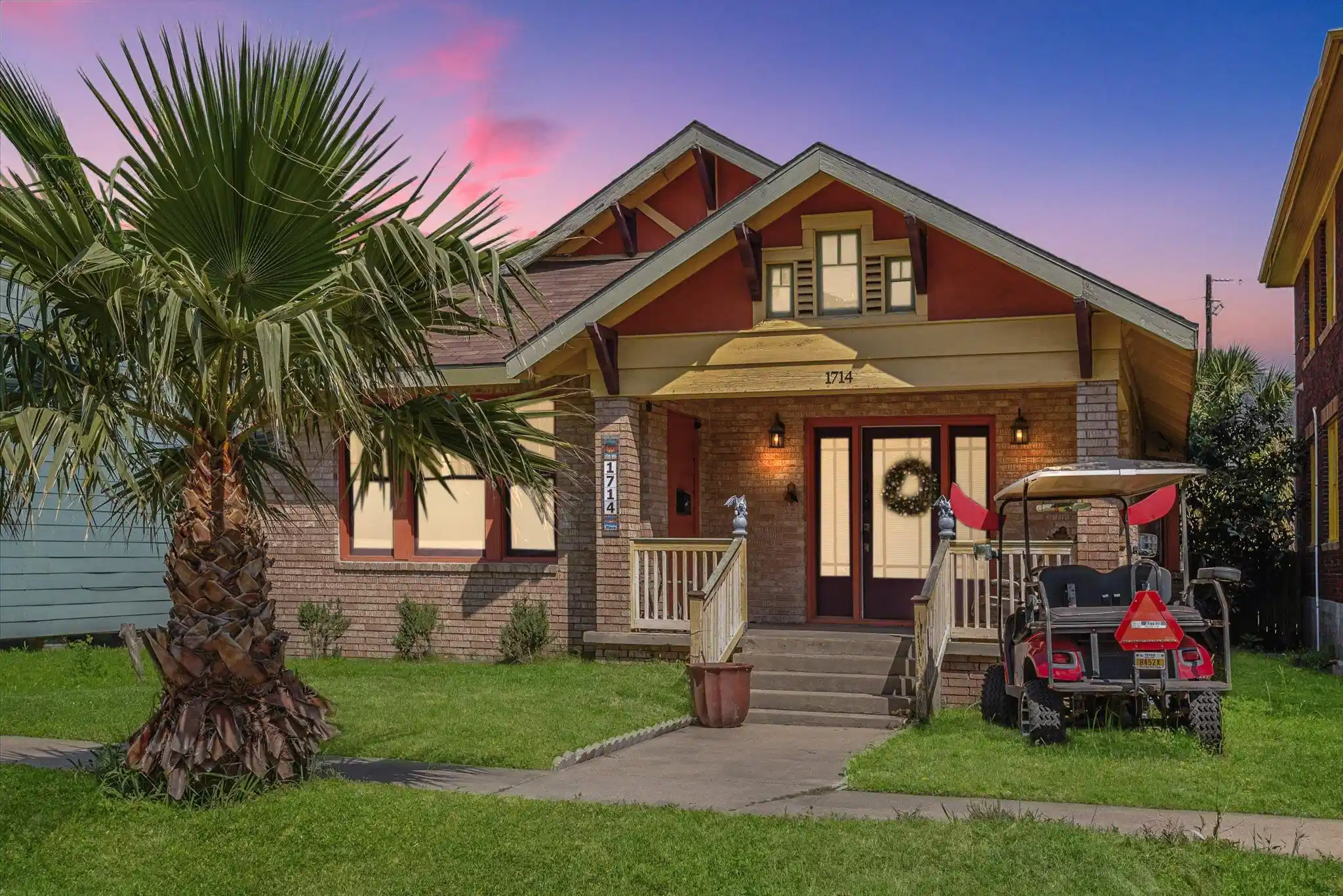 Image 1: Entry into this charming 1921 Craftsman Brick prop