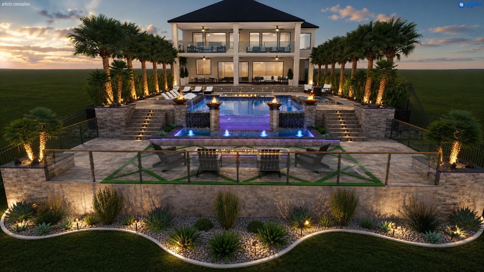 Image 3: LARGE ESTATE LOTS CAN EASILY ACCOMMODATE A BEAUTIF
