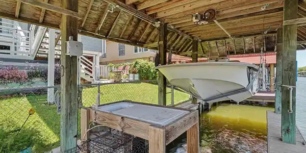 Image 4: There's your built in fish cleaning station and th