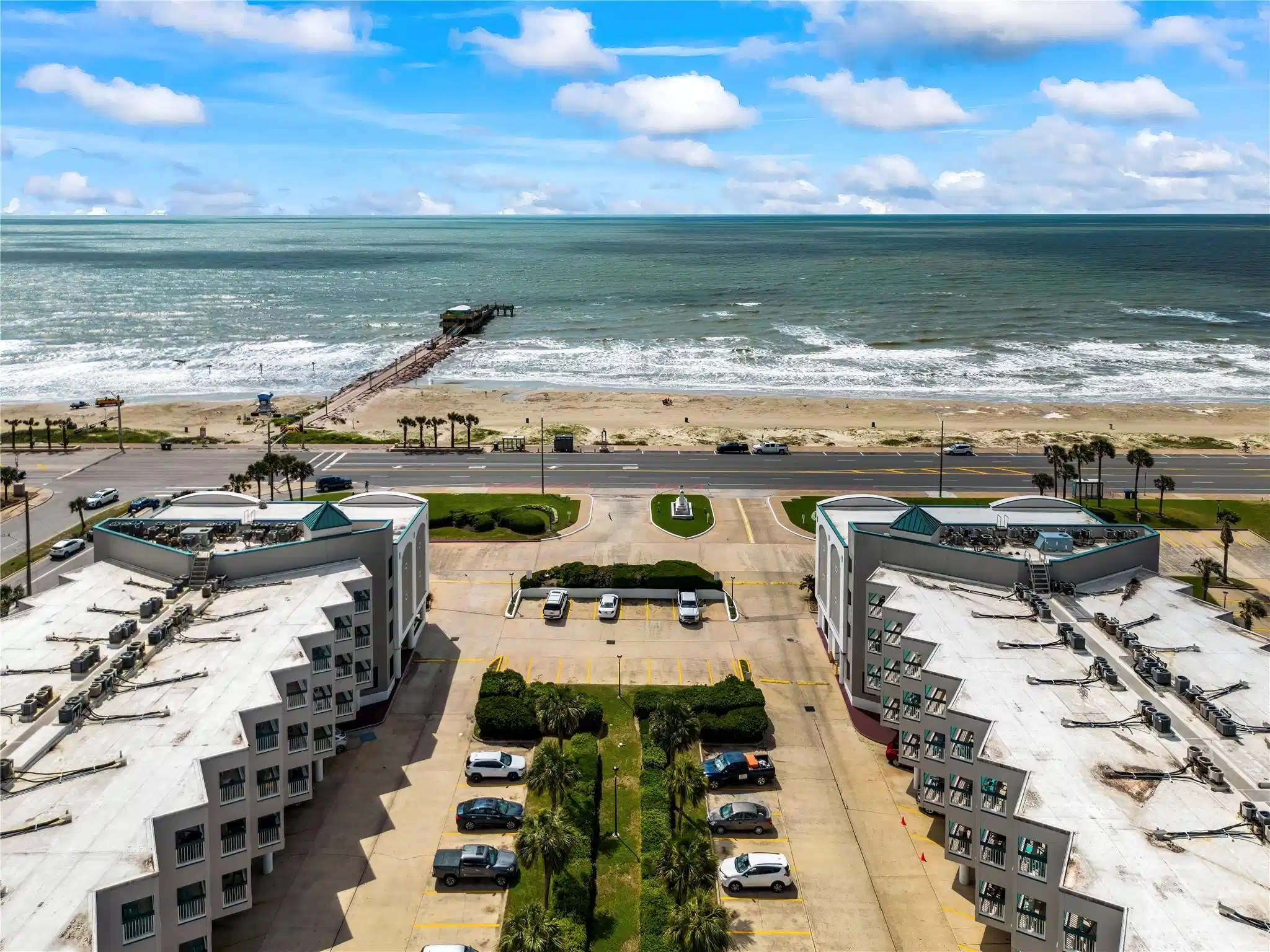 Image 1: View from the Property looking out  Galveston Beac