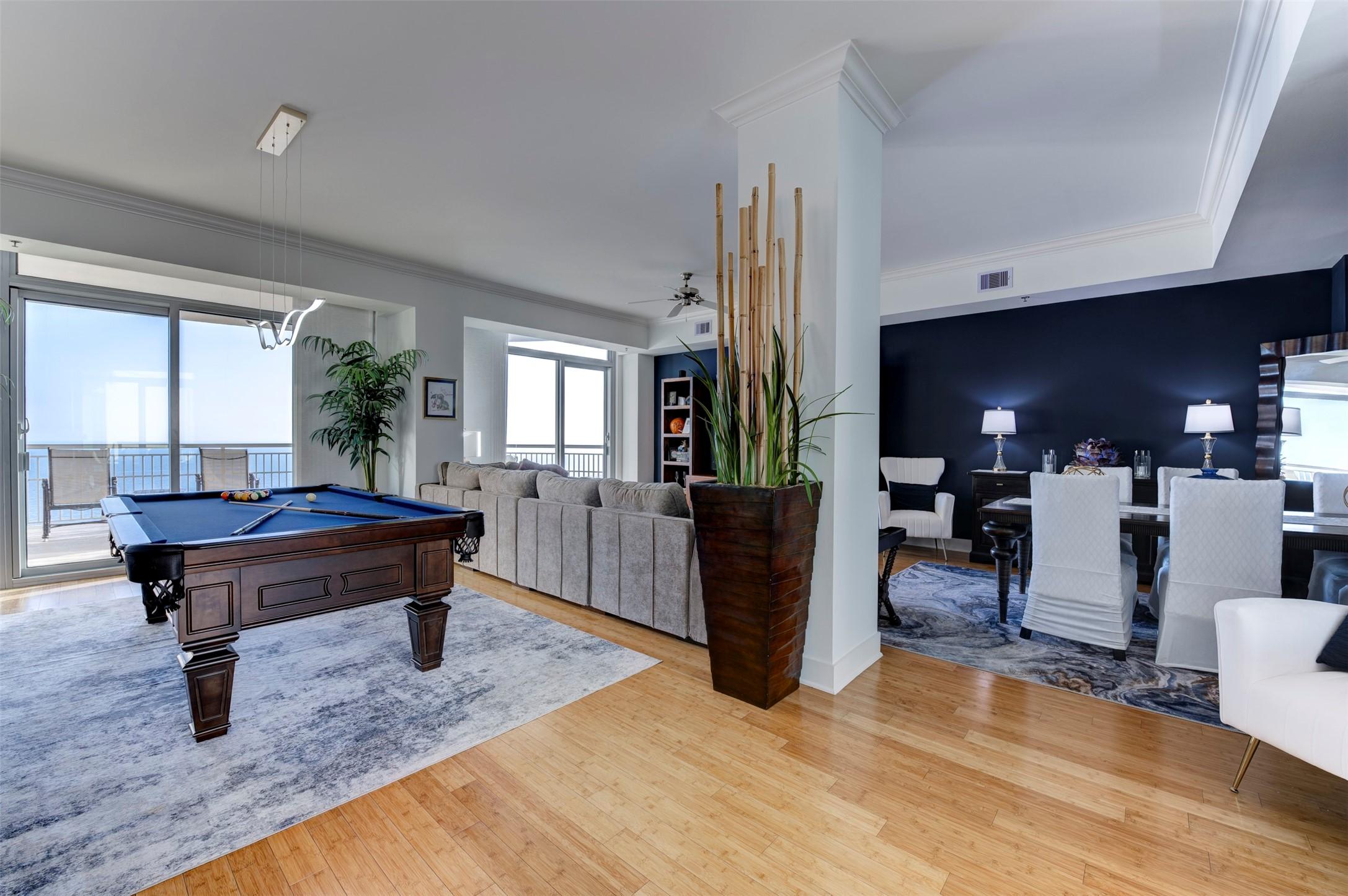 Image 4: The open-concept layout offers several inviting sp