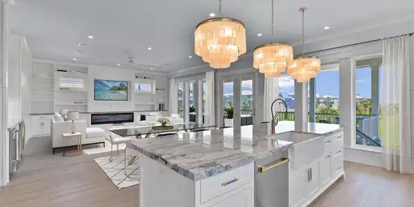 Image 3: The true centerpiece of the home. Anchored by a sp