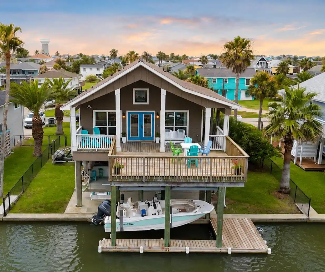 Image 1: Welcome to your ultimate waterfront retreat, featu