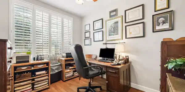Image 4: The home office/study faces the front of the home.