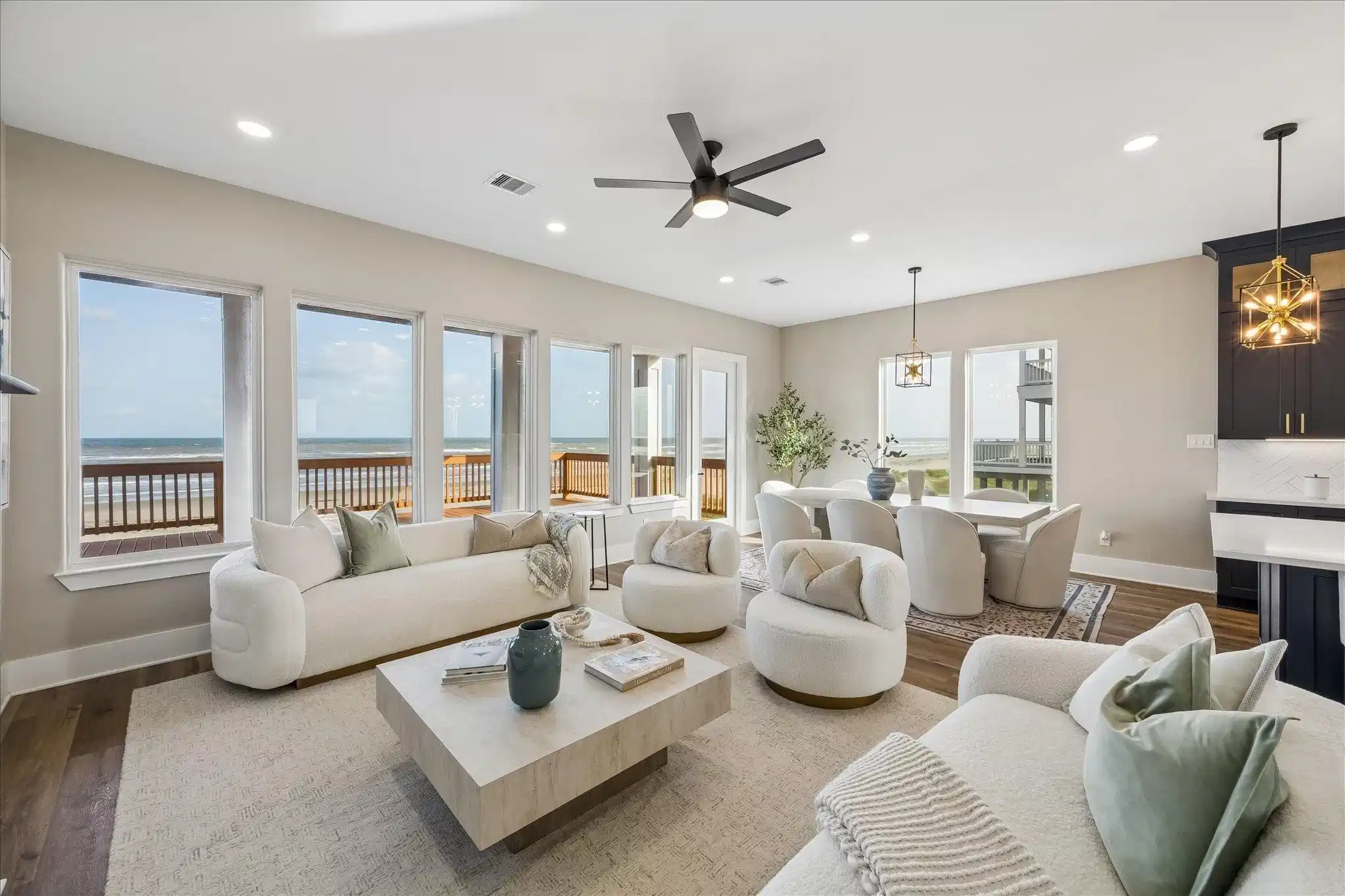 Image 1: Open concept design offering a seamless flow betwe