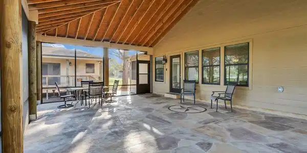 Image 4: Covered Porch off the back of the house.
