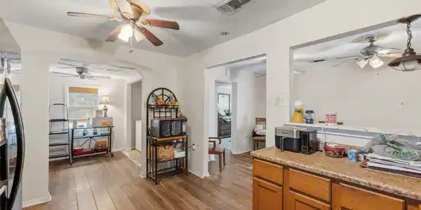 Image 4: View from the kitchen.