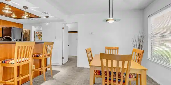 Image 3: Dining and view of Breakfast Bar area