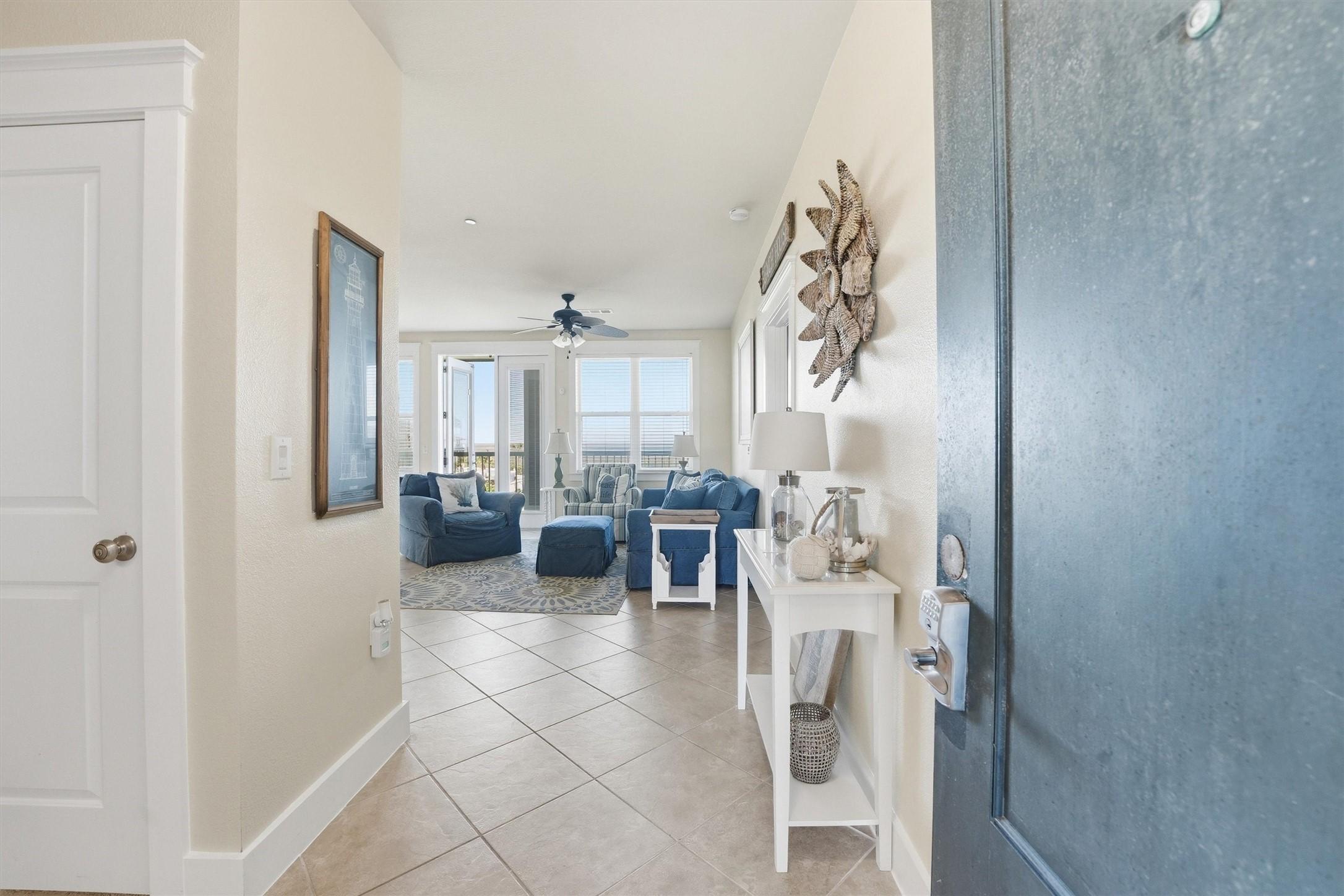 Image 2: A welcoming foyer with coastal-inspired finishes s