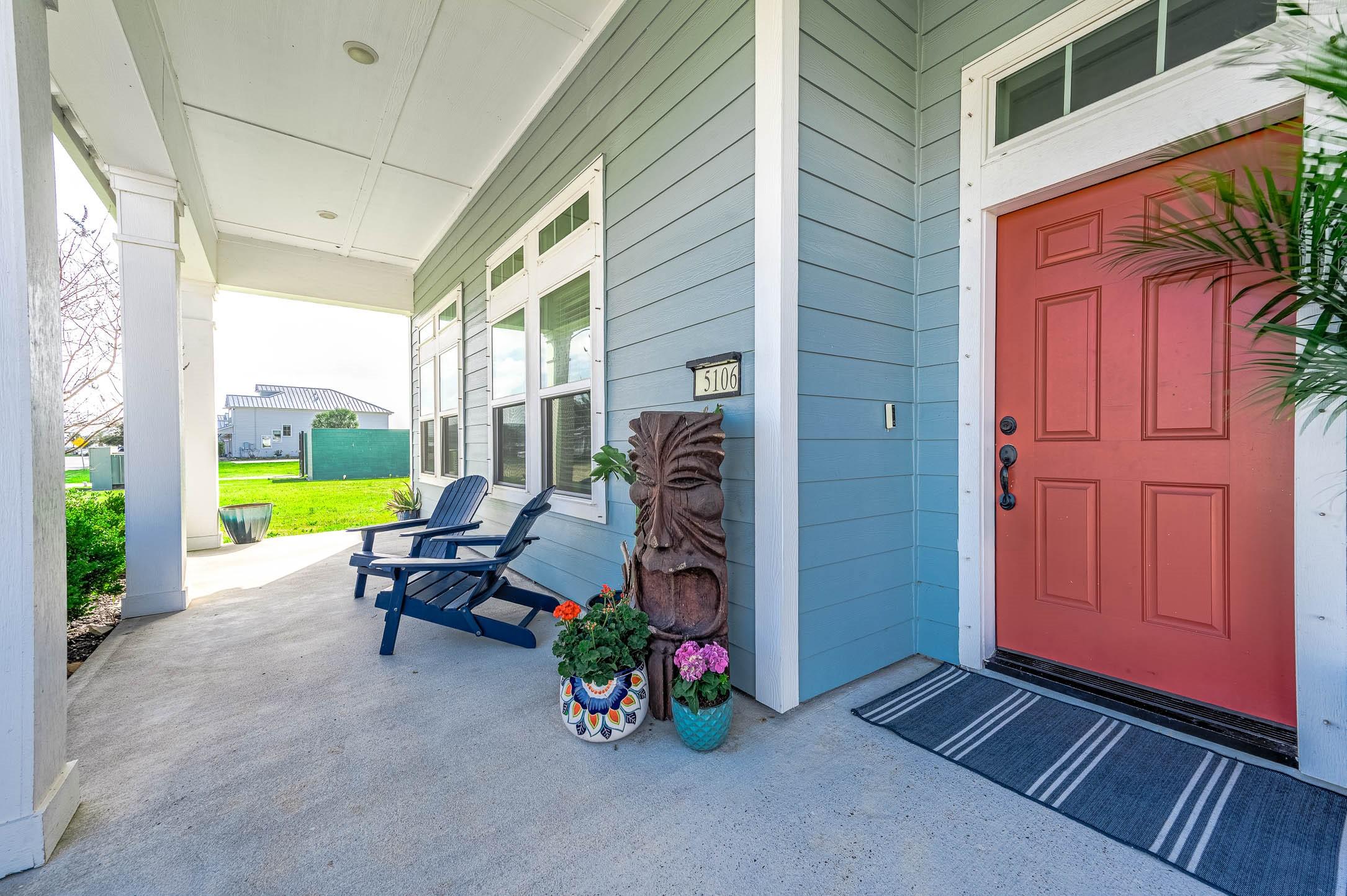 Image 3: Enjoy the large covered front patio.