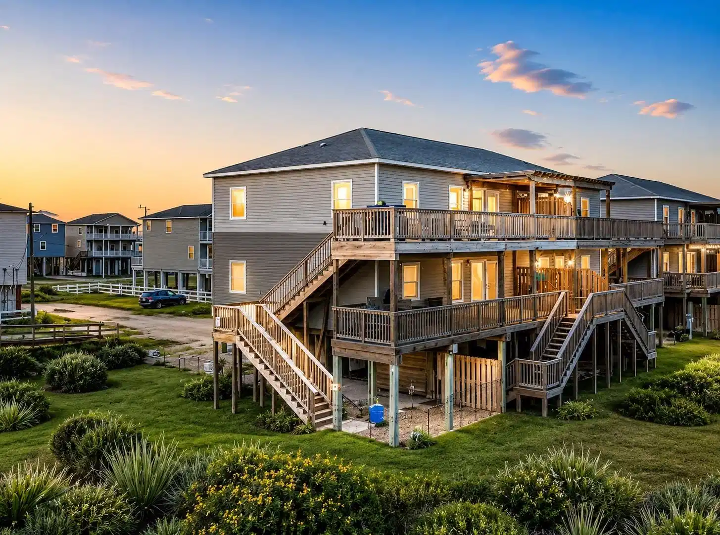 Image 1: Welcome to Surside Beach Texas, the waterfront pro