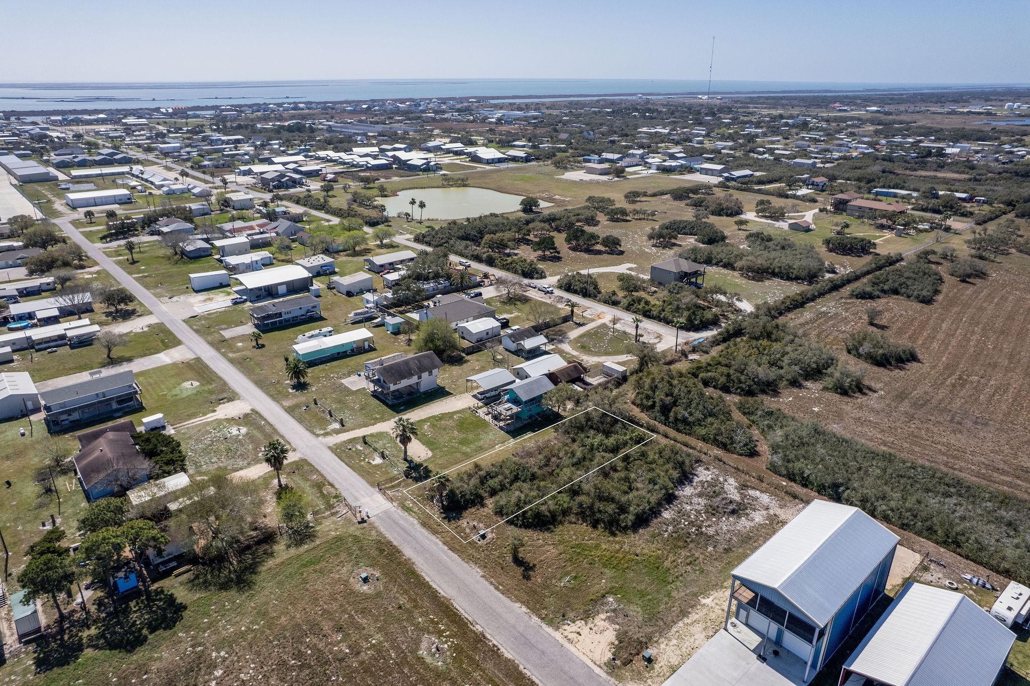 Image 3: Aerial View of Lot 1 with approximate property lin