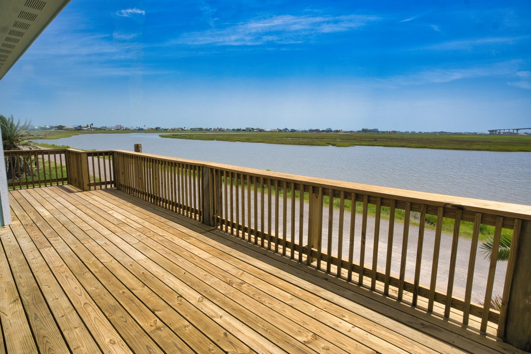 Image 2: Unobstructed view of Old Caney Lake all the way to
