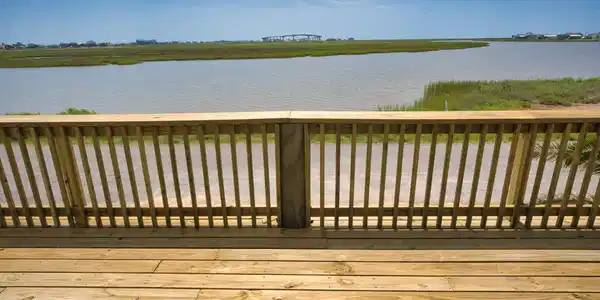 Image 4: Unobstructed view of Old Caney Lake all the way to