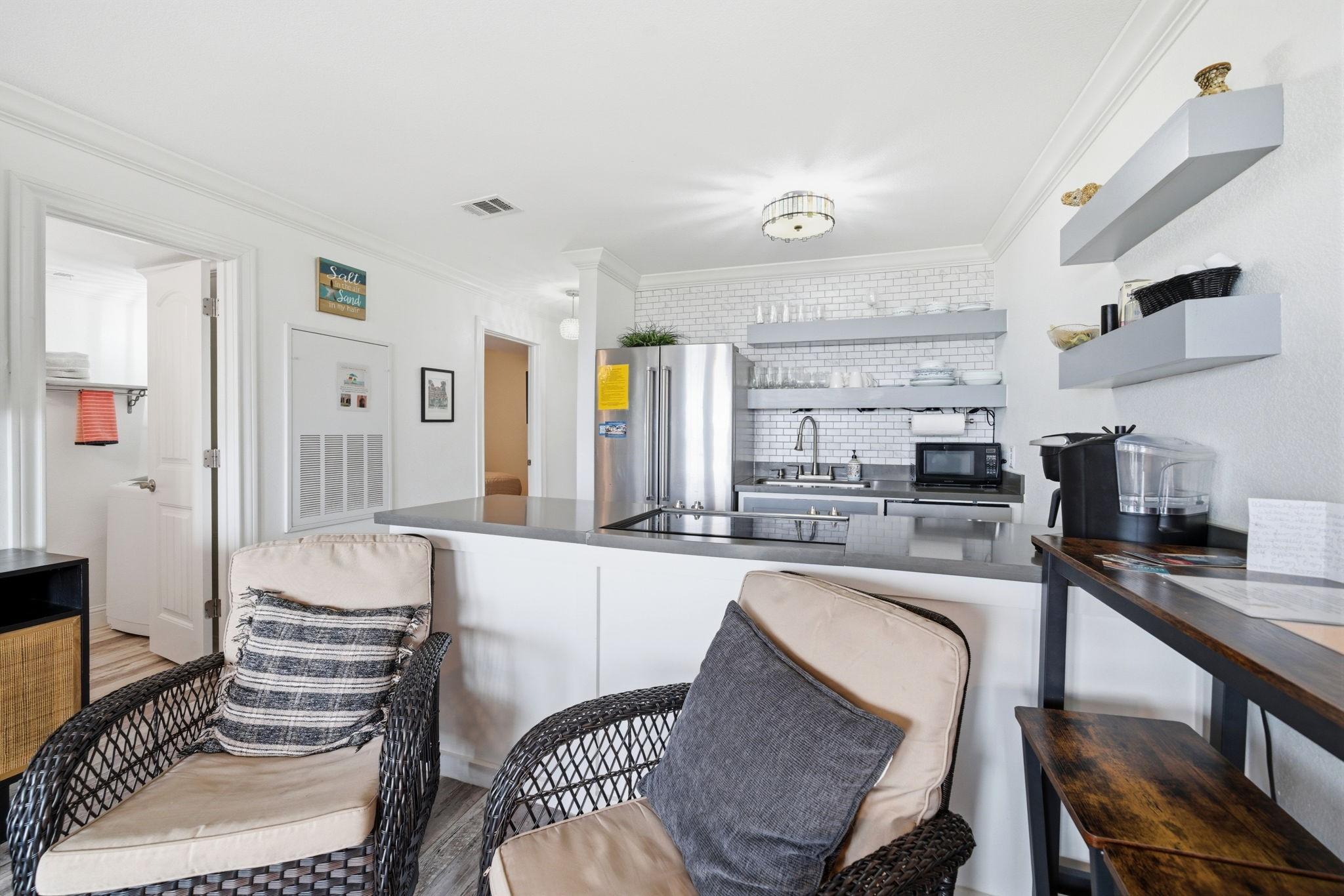 Image 4: Recently renovated kitchen with quartz countertops