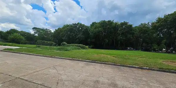 Image 4: Spacious lot with lush greenery and mature trees,