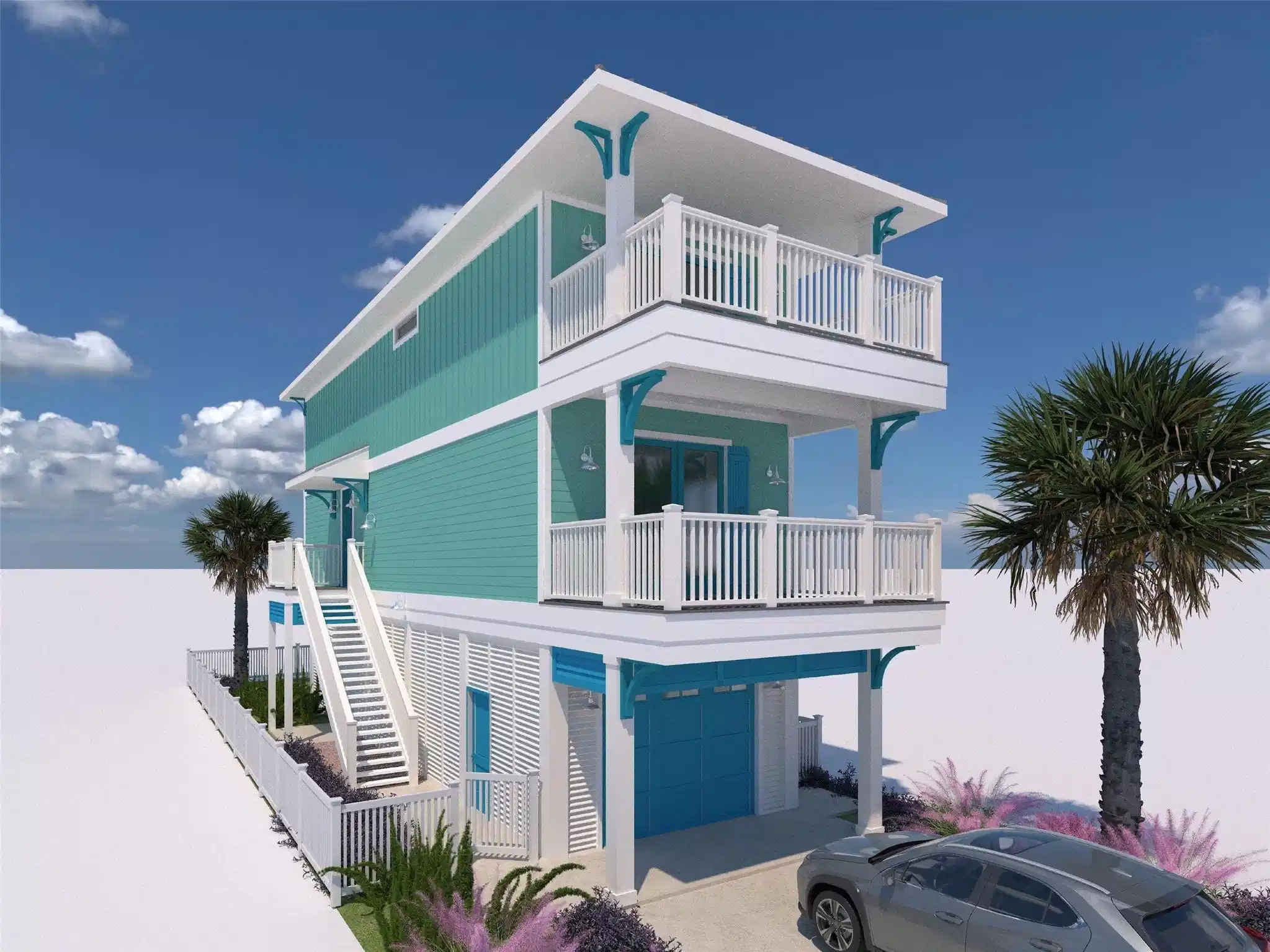 Image 1: Rendering of exterior colors for this property