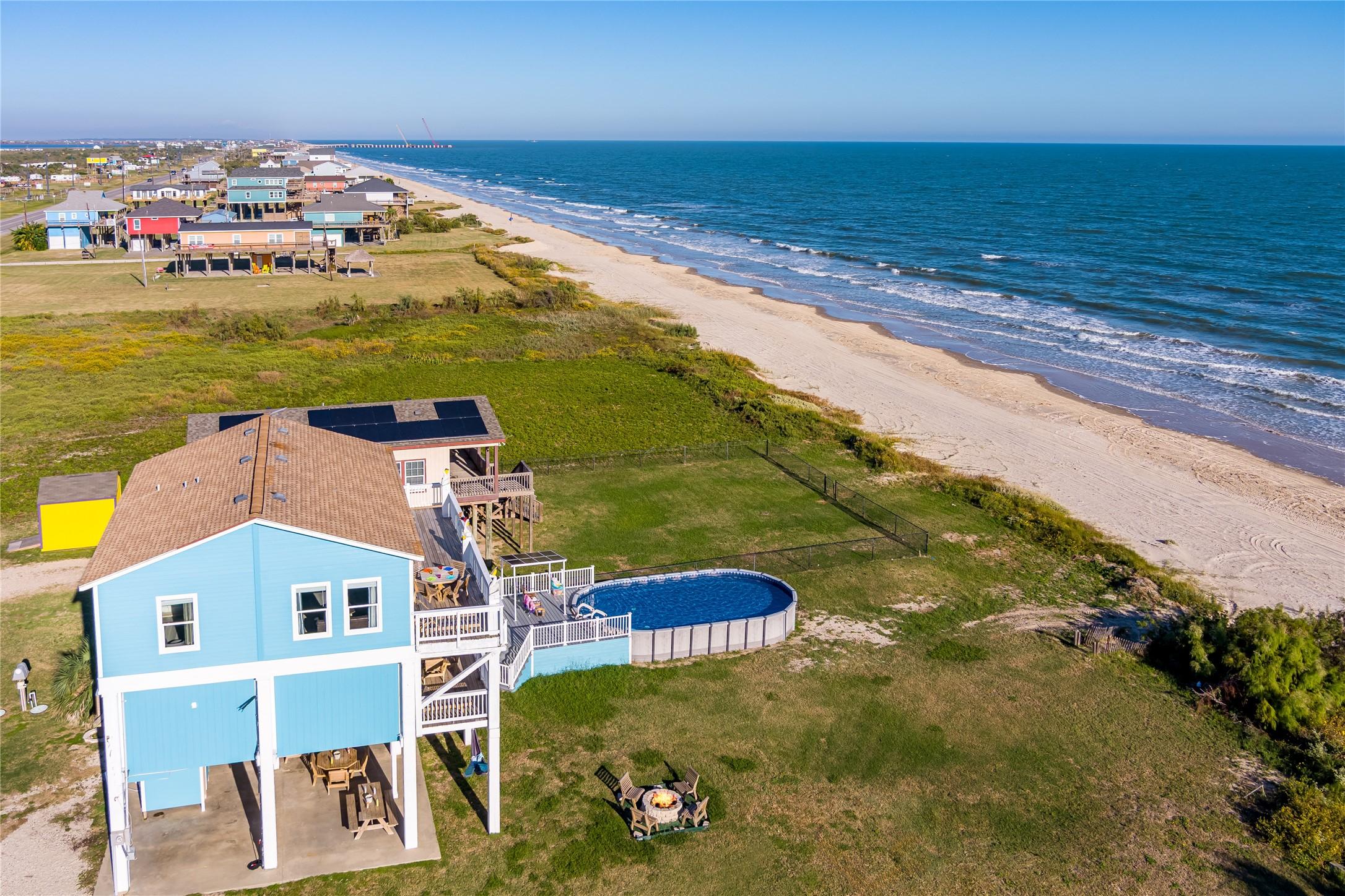 Image 3: Aerial view of west side of the house
